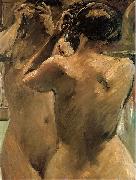 Lovis Corinth Madchen vor dem Spiegel oil on canvas